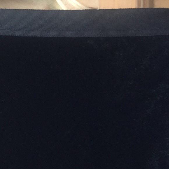 NWT Nili Lotan Black Velvet Maxi Skirt Side Slit 2 - Picture 4 of 4